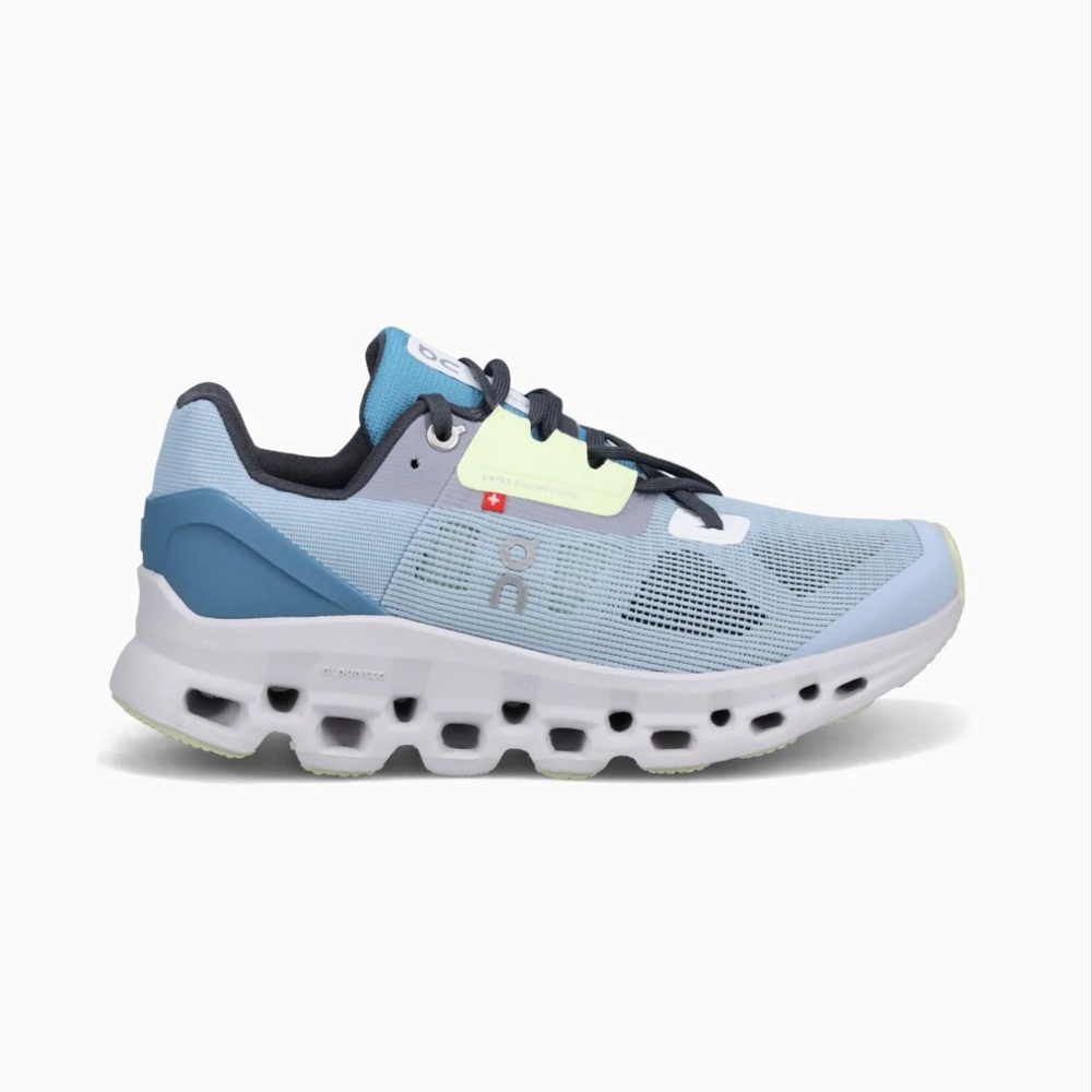 On Running Blue Sneakers with Breathable Mesh and Modern Design